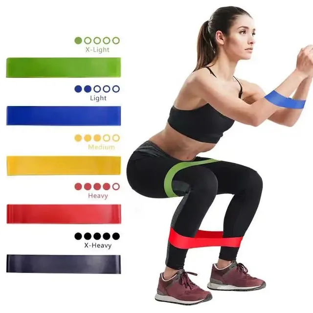 Portable Fitness Workout Equipment Rubber Resistance Bands Yoga Gym Elastic Gum Strength Pilates Crossfit Women Weight Sports Portable Fitness Workout Equipment Rubber Resistance Bands Yoga Gym Elastic Gum Strength Pilates Crossfit Women Weight Sports