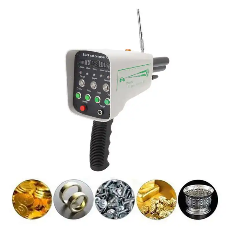 Metal Detector Device 30m Depth 1000m Range A8 Display Protection Handheld Metal Detector for Outdoor 100‑240V