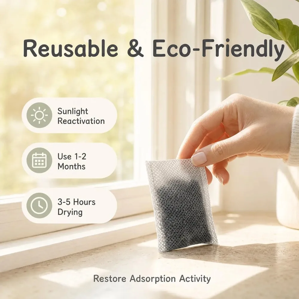 Multi-Purpose Activated Carbon Odor Eliminator Pack