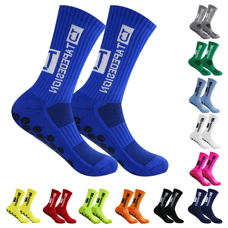 

2023 Football Socks Men Women Anti-slip Non-slip Soccer Basketball Tennis Sport Socks Grip Cycling Riding Socks