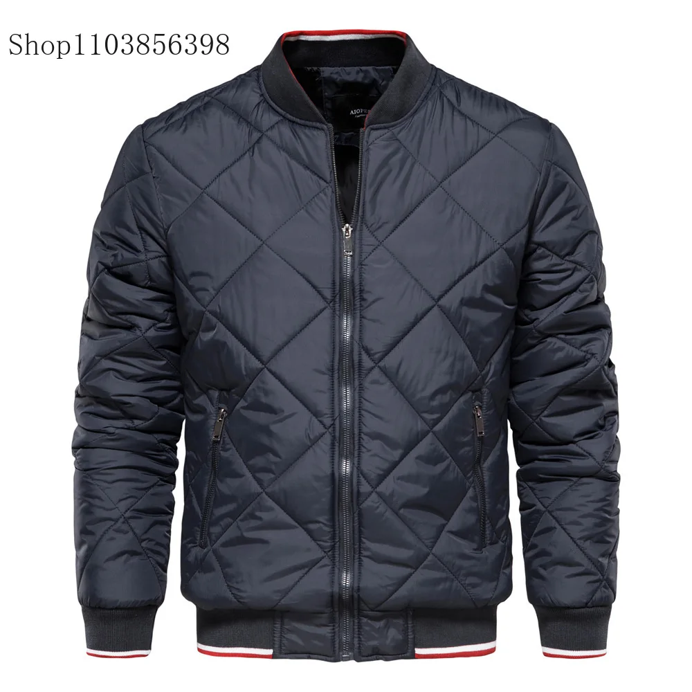 남성용 방풍 코튼 재킷, 스탠드 칼라 지퍼, 캐주얼 다운 재킷, 야구 재킷, 오토바이, 4XL, 5XL