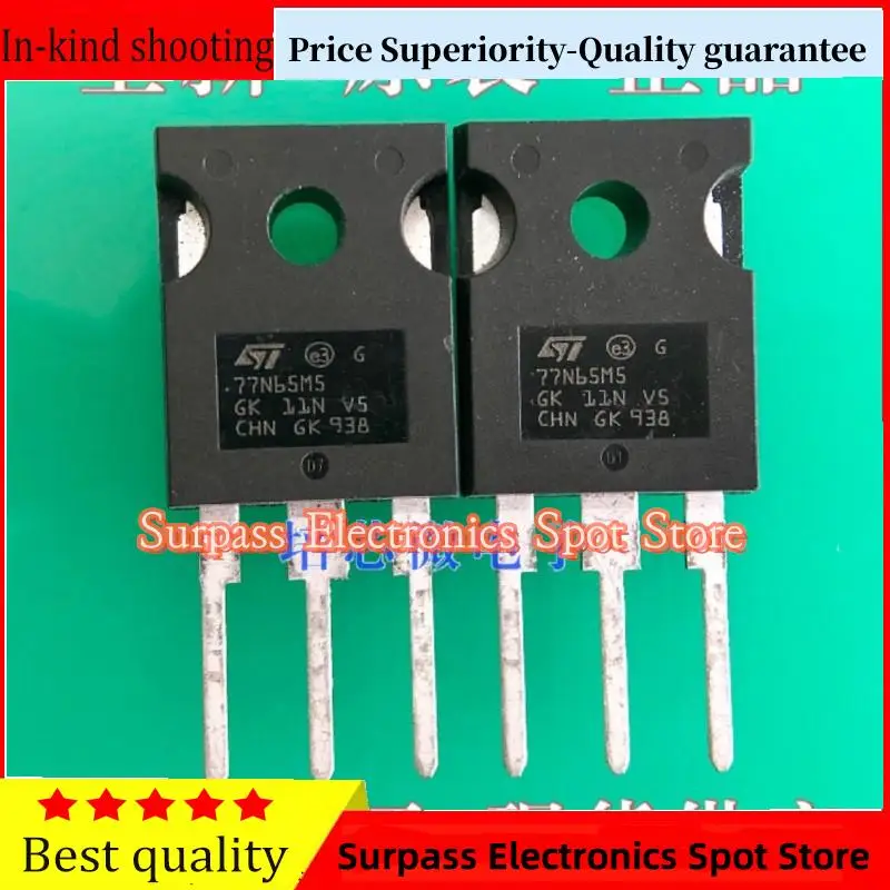

10PCS-100PCS 77N65M5 STW77N65M5 TO-247 69A/650V MOS Price Superiority-Quality guarantee