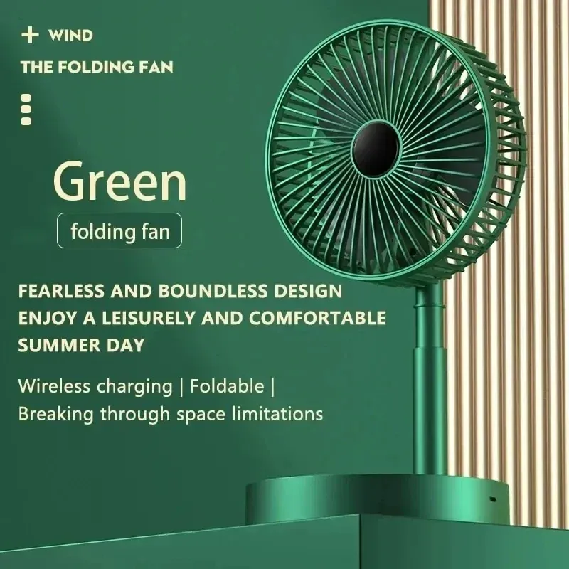 Portable Mini Rechargeable High Wind Vertical Fan Floor Fan Student Dormitory Usb Cycle Charging