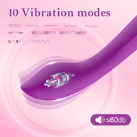 Fingerdildo-Vibrator für Frauen, 10, leistungsstarker Vibrationsmodus, Klitoris, G-Punkt-Stimulation, Massagegerät, Vagina, Masturbator, Sexspielzeug für Erwachsene 3