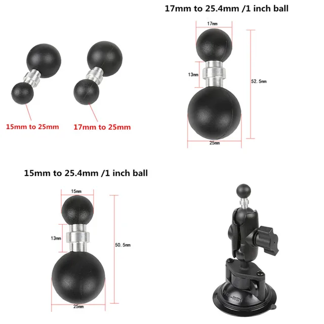 Supporto A Sfera RAM Per Moto E Bici - Adattatore Da 1 Pollice Per GPS E Smartphone - Foto 6