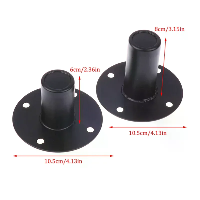 스피커 콘 베이스 홀더 철제 바닥 캐비닛 폴 마운트 베이스 수직 스피커 천장 금속 홀더 스탠드 브래킷