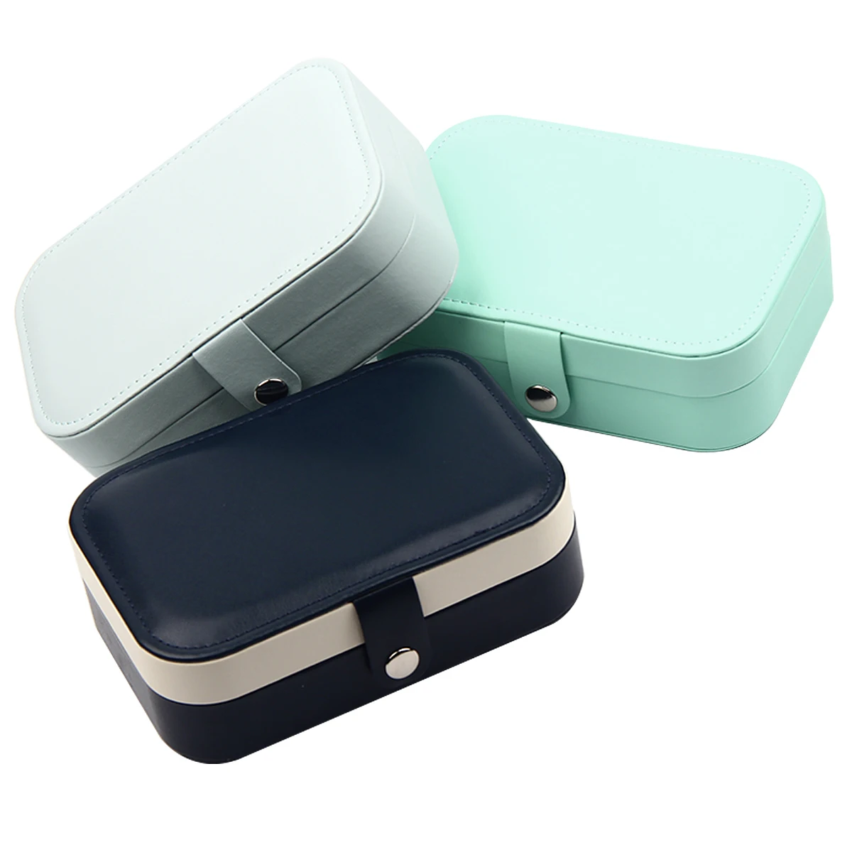 Korean Fresh and Simple Girl Department Earrings Plate Jewellery Box Earrings Ring Multifunctional Jewellery Storage Box