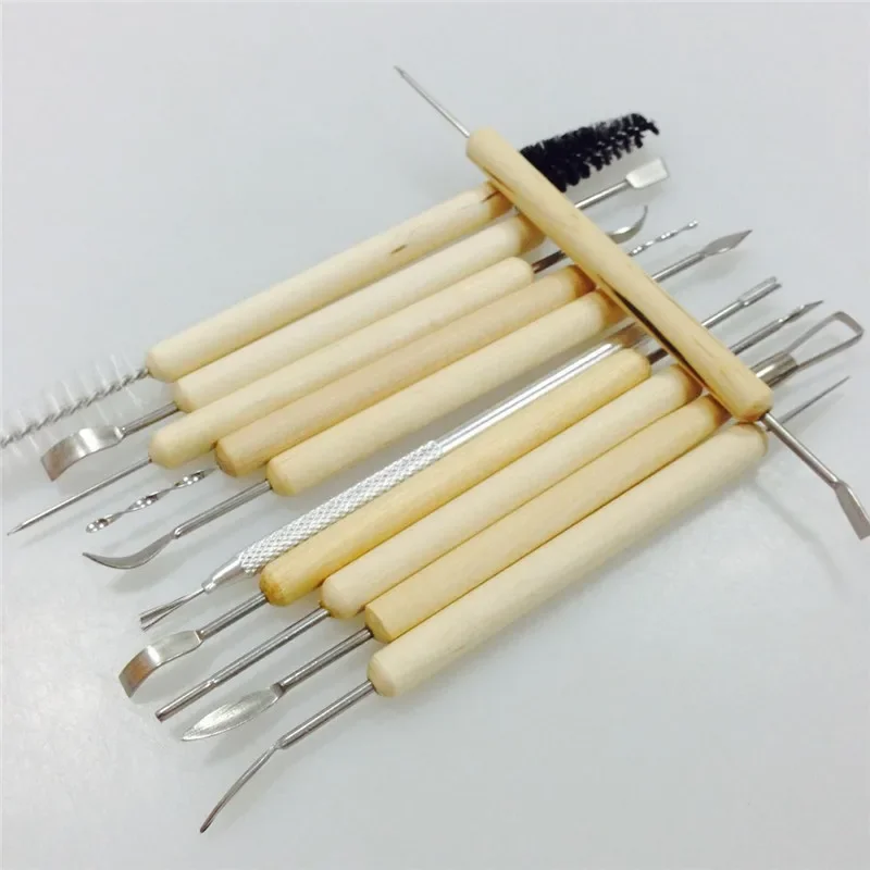 11 pcs Arts Crafts Clay Sculpting Tools Set Modeling Carving Tool kit  Pottery & Ceramics Wooden Handle Modeling Clay Tools - Price history &  Review, AliExpress Seller - Light & lighting Store