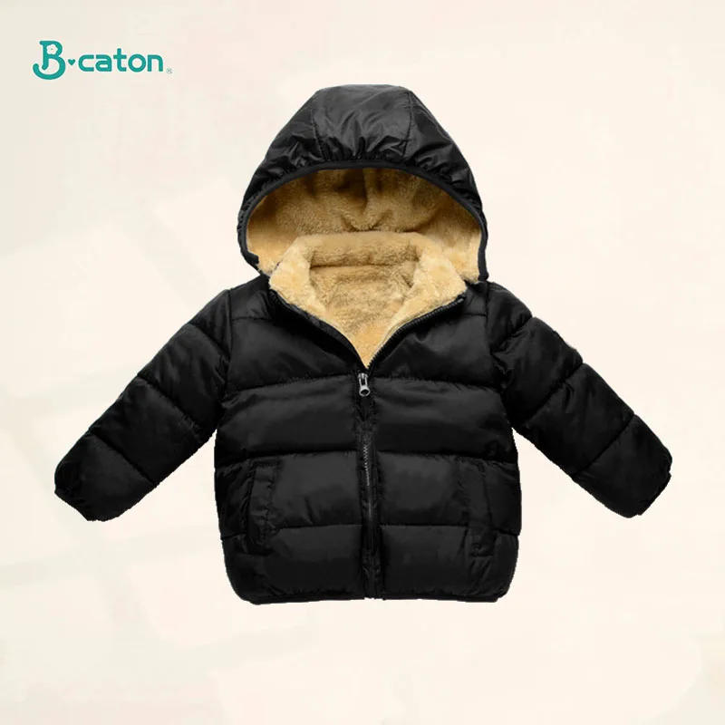 Children Cashmere Cotton Down Jacket Coat Winter Thick Warm Hooded Parkas Coat Outwear For Kids Boys Girls 2-8 Years Old down jacket children jackets girls coat