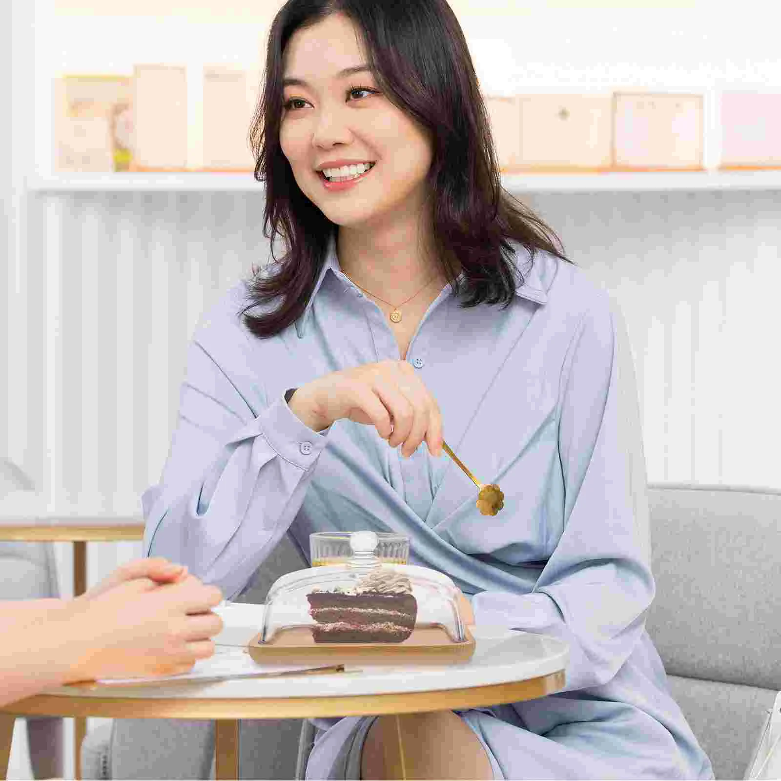 

Of Household Dessert Tray Cake Plate Convenient Plate Glass Plate Dessert Cake Plate Western Food Plate Butter Plate