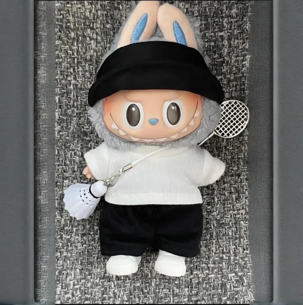 For labubu Sports suit Badminton sportswear doll clothes For Ropa
