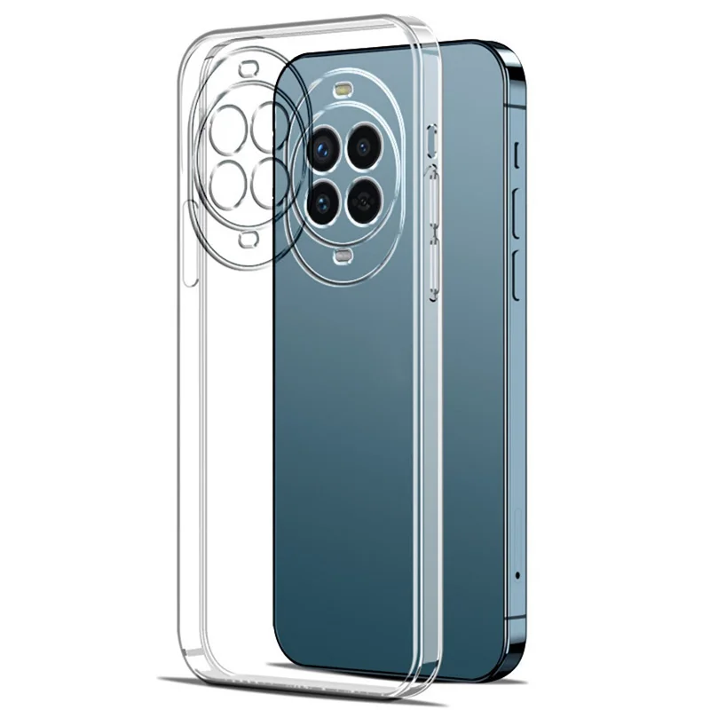 Flexible Durable Phone Cases: Clear TPU Cover with 360° Soft Transparent Shockproof Shield