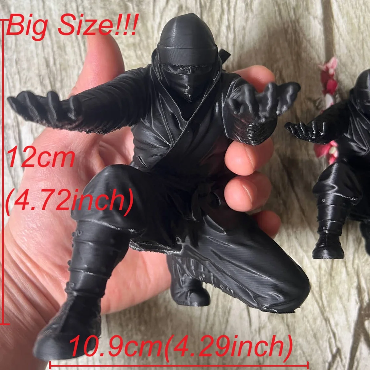 Compact 3D Printed Ninja Pen Holder - Creative Desktop Organizer & Modern Gift Ornament
