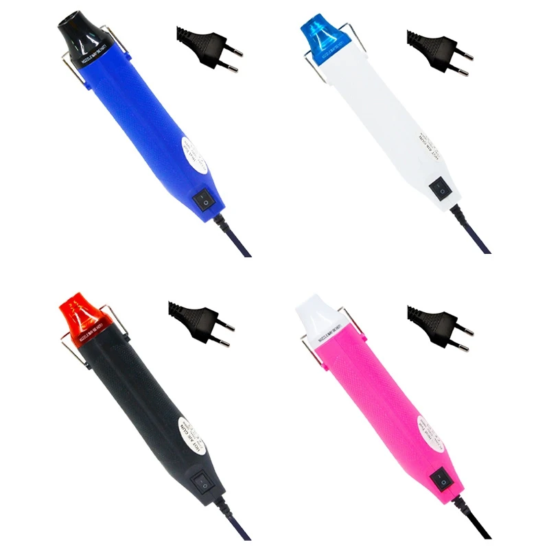 공예 엠보싱 수축 포장용 미니 온도 송풍기, 전력 핫 드라이어, PVC EU 플러그, 300W 열풍 기계