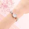 5pcs Fashion Versatile Watch For Women Watch 2023 Fashion Versatile Women's Love Watch Band Rhinestone Set Diamond British watch 3