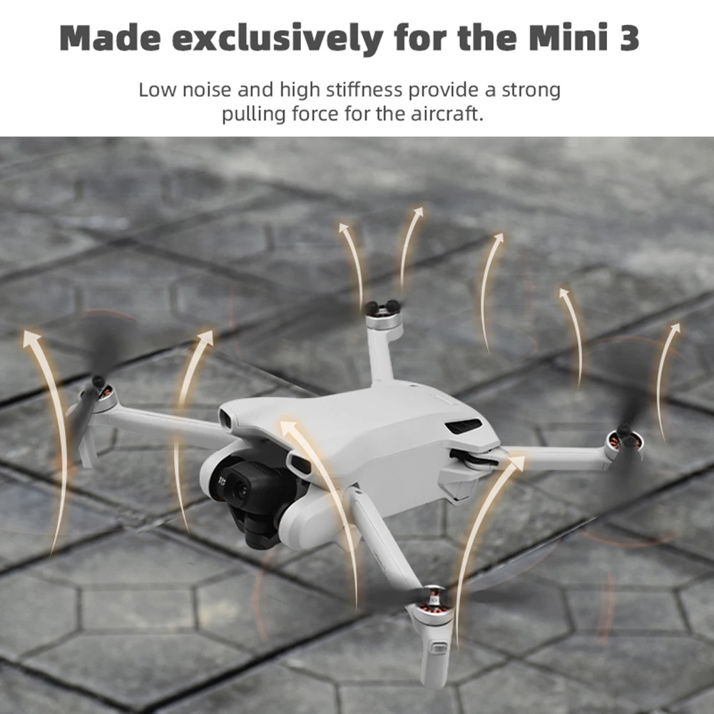 3Set Drone Blade Props Replacement Spare Propeller Drone Accessory Screw Accessories Wing Blade Low-Noise For DJI Mini 3