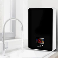 Chauffe-eau électrique instantané sans réservoir 220V 6000W pour salle de bain et cuisine, avec robinet de chauffage instantané et écran LCD 2