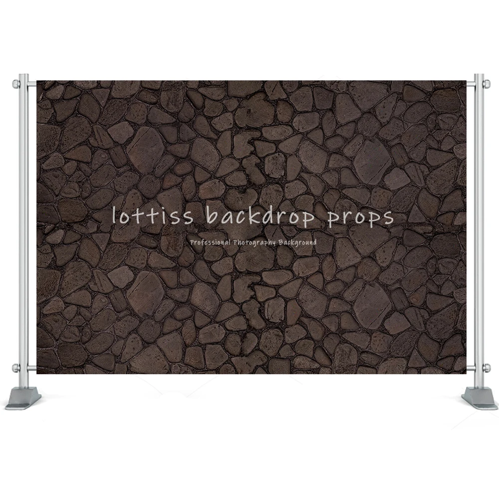 Dark Dirt Floor Photography Backdrop Gray Rock Cake Smash Christmas Baby Birthday Background Decor Photostudio Props photo backdrop