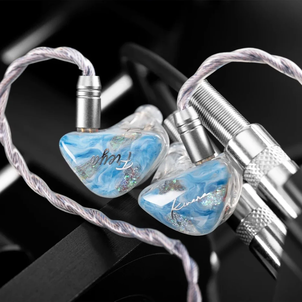 Kinera Freya 2.0 HIFI in-Ear Earphone 1DD+3 Knowles BA Hybrid Driver IEMs Monitor Headphone with Detachable 0.78mm 2pin Cable