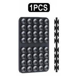 Universal Hands - Free Silicone Suction Cup Phone Mount & Grip Attachment (Black)