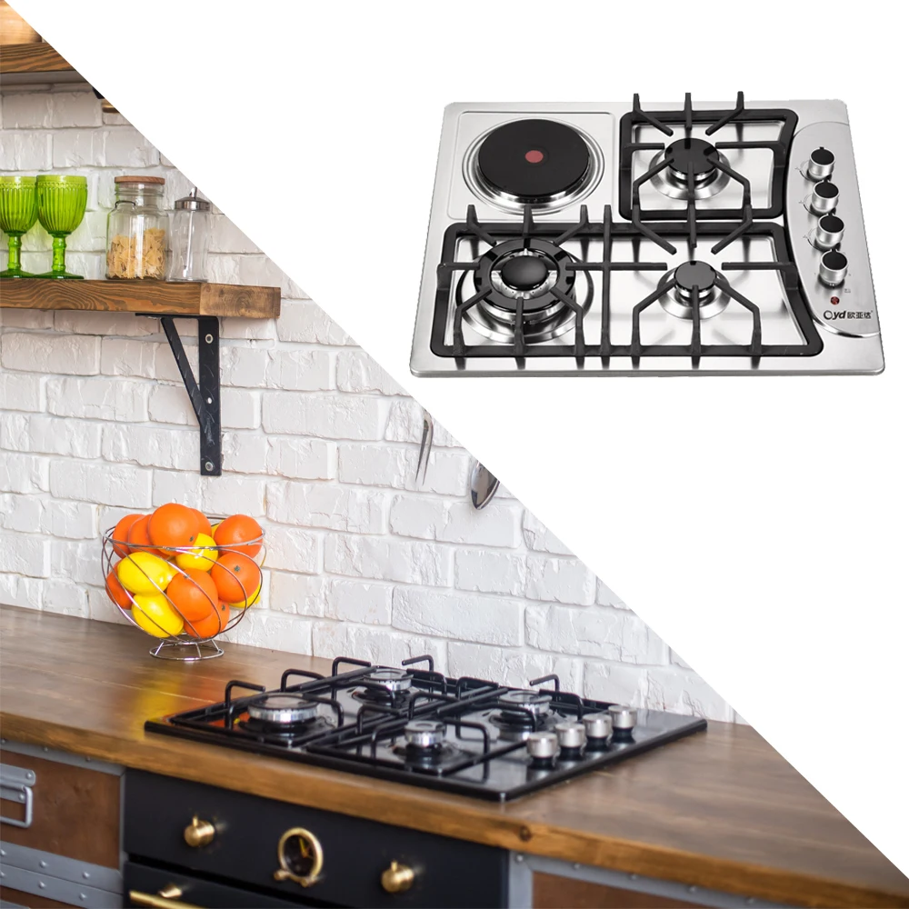 Wholesale Burners Combi Stove Competitive Price Built-in Stove Induction Hob 4 Burners Electric Gas Stove Cooktops