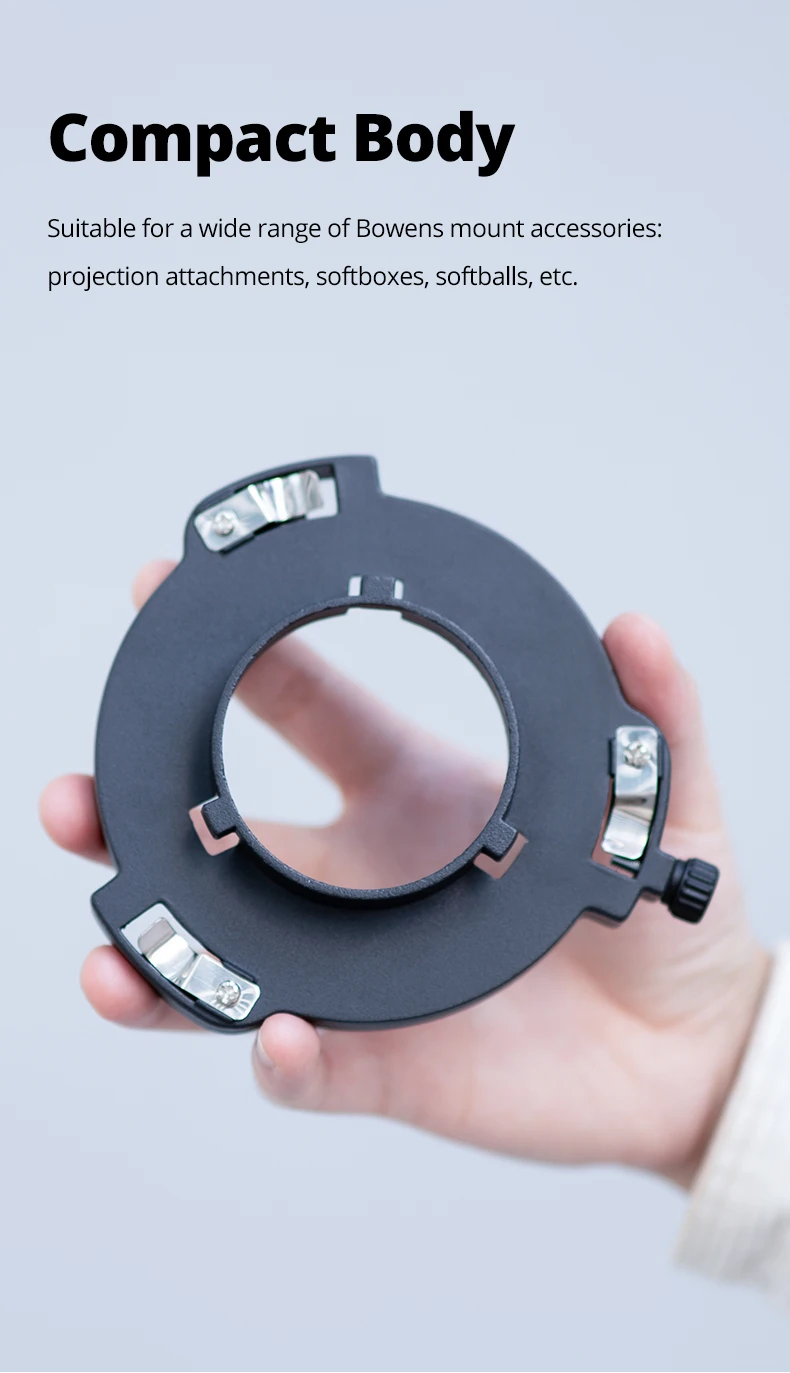 MB01 MB02 Mini Mount to Bowens Mount Adapter Quick Set-up for YONGNUO YN150 IFOO