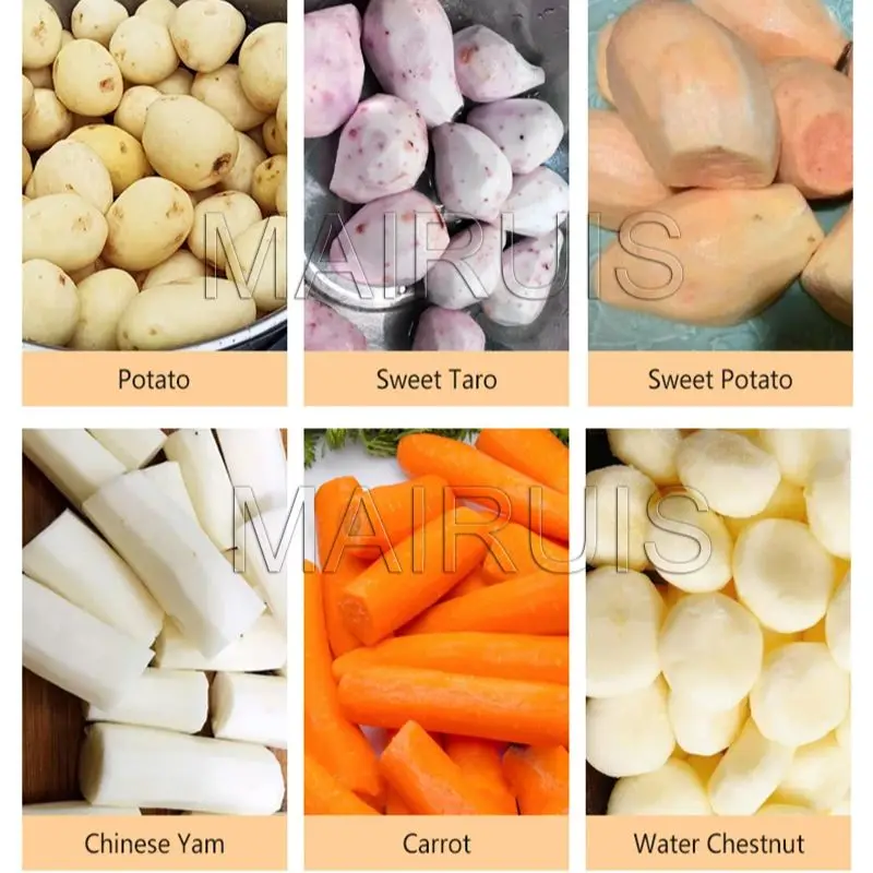 Automatic 10L Commercial Industrial Potato Peeler Machine Electric Potato Washing And Peeling Machine 2