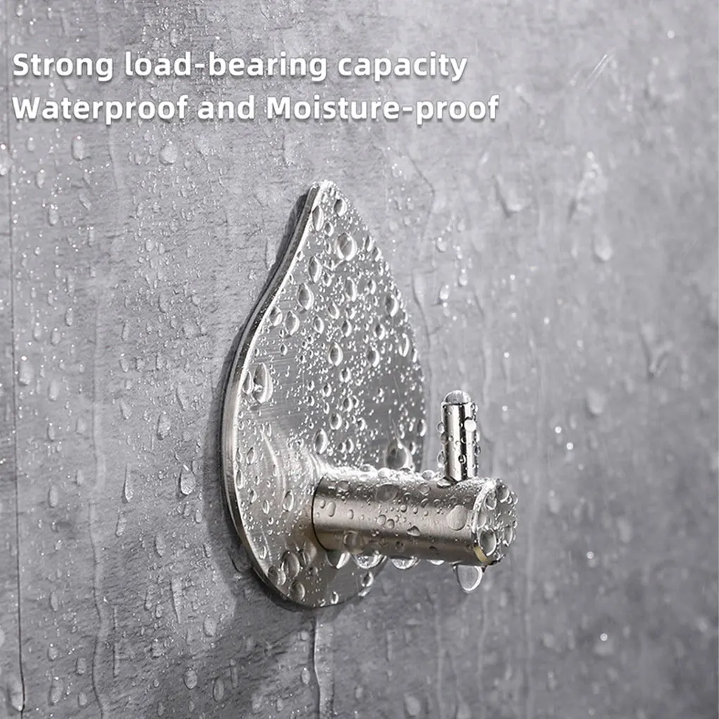 

Stainless Steel Bathroom Hooks Towel Hanger Kitchen Clothing Organizer