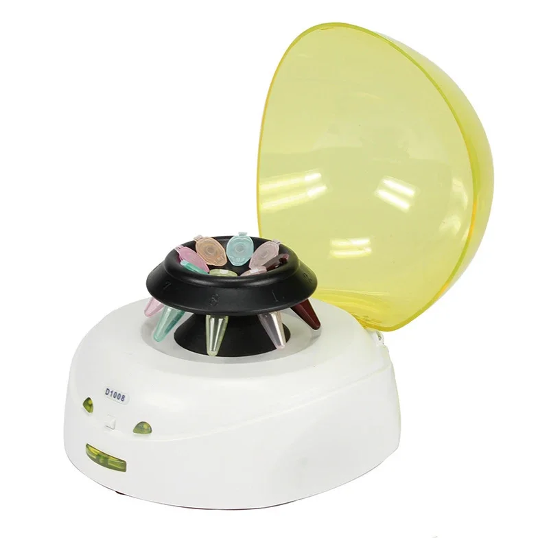 

D1008E Mini Centrifuge Machine 5000rpm Laboratory Micro Centrifuge Device Portable Centrifuge for 8 Microtubes 0.2/0.5/1.5/2.0mL