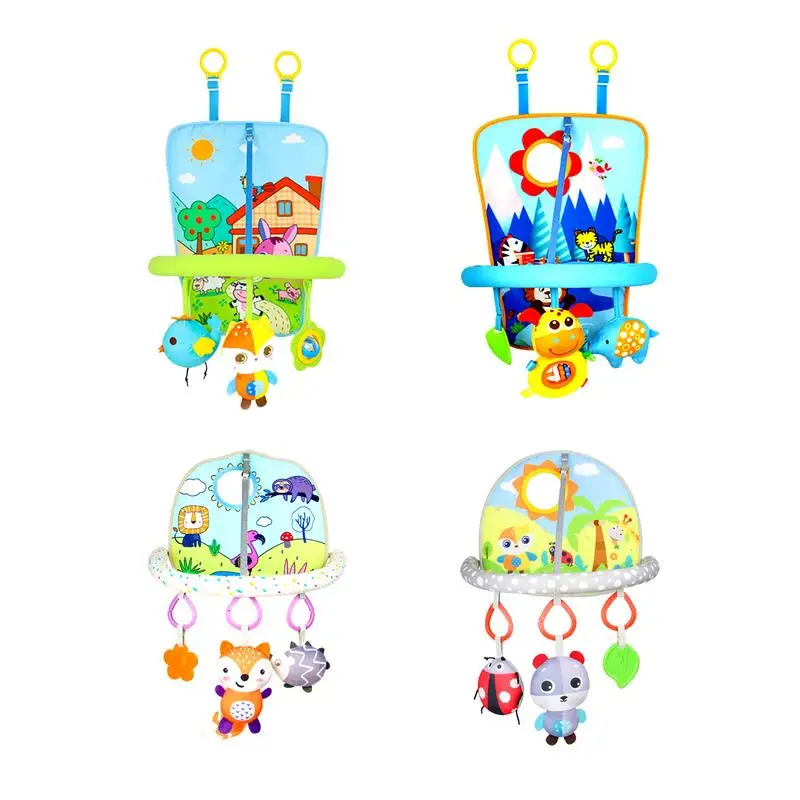 

Baby Foot Fitness Rack Infant Car Seats Toy Activity Center With Plush Toys Fun Travel For Rear Easier Drive With Newborn Babies