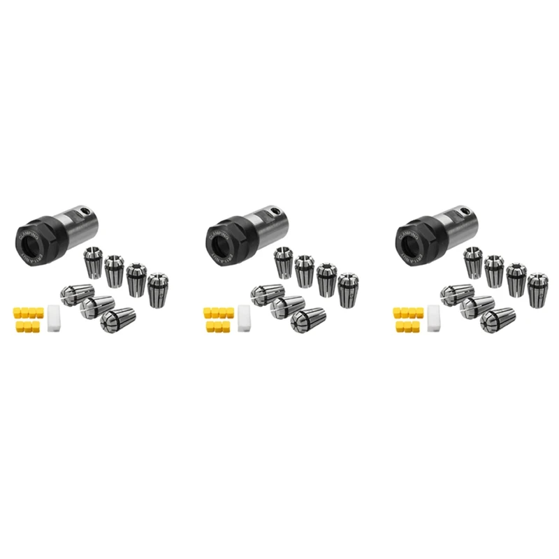 21 개 ER11 1-7Mm 스프링 콜릿, ER11A 5Mm 모터 샤프트 홀더 연장 막..