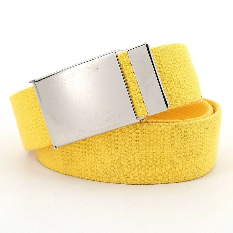 Unisex Breathable Canvas Tactical Belt for Jeans – Adjustable Fashion Accessory