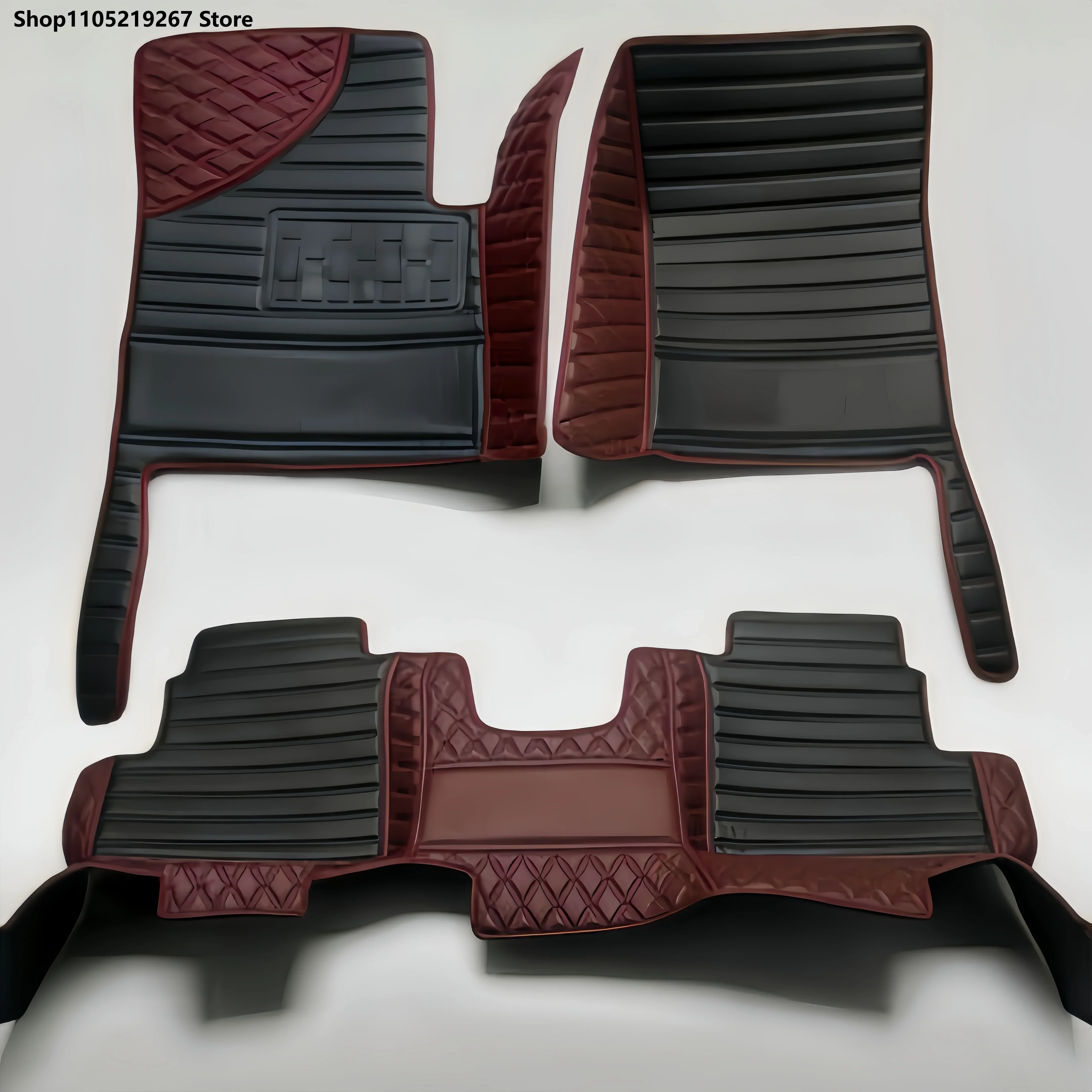 50Burgundy and black