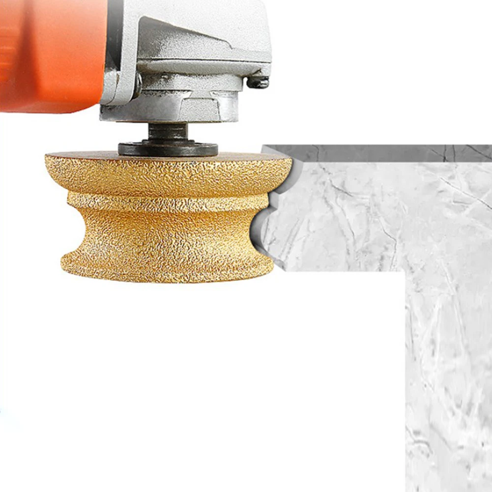Vacuum Brazed Diamond Grinding Wheel Edge Profile Abrasive For Marble Granite Disc Carbide Metal Tungsten Steel Milling Cutter