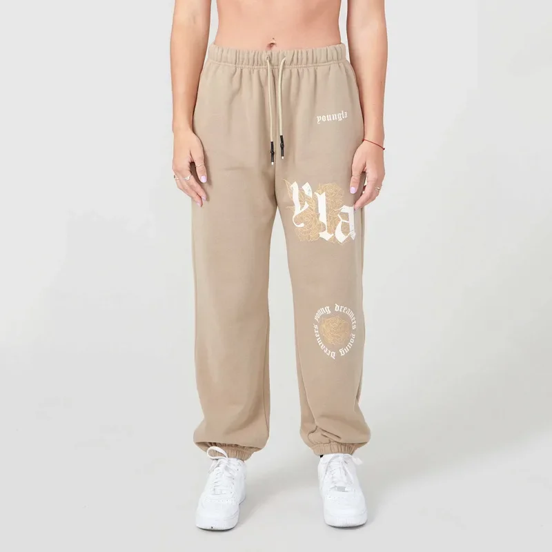 American Style man/woman Sweatpants Spring Autumn Jogger Sport Fitness Cotton Printed Casual trousers Mid Waist Drawstring Pants