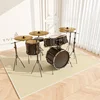 Simple Solid Piano Drum Carpet Thickened Shock Absorption Sound Insulation Non-slip Mat Light-luxury Living Room Bedroom Rug 4