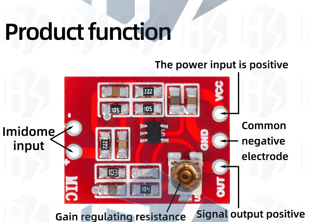 1~10PCS MAX4466 Elektret-Mikrofonverstärkerplatine, einstellbare Verstärkung, Aufnahmeverstärker, Vorverstärker für Arduino EGBO – Detail 3