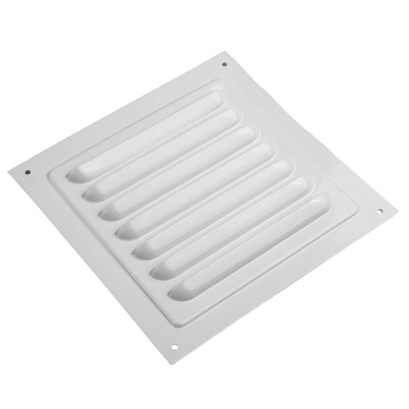 1PCS 250/300MM Air Vent White Metal Louver Vent Grille Cover Square Insect Screen Cover For Covering Wall /ceiling Openings