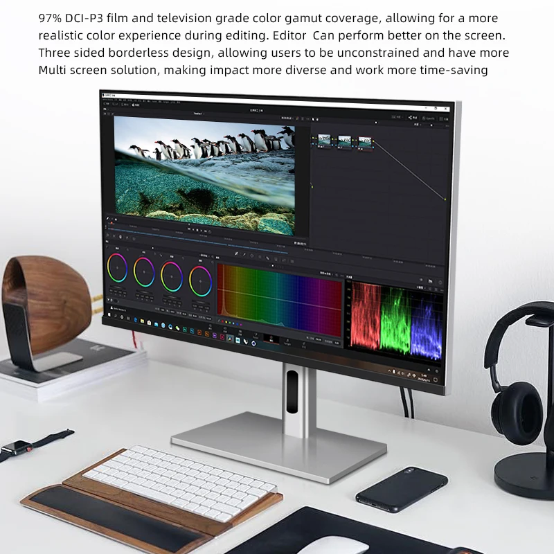 Iplaoe ũž ǻͿ ȭ IPS Ӹ  ȭ , LCD Typec ܺ ȭ, 27 ġ 4K 