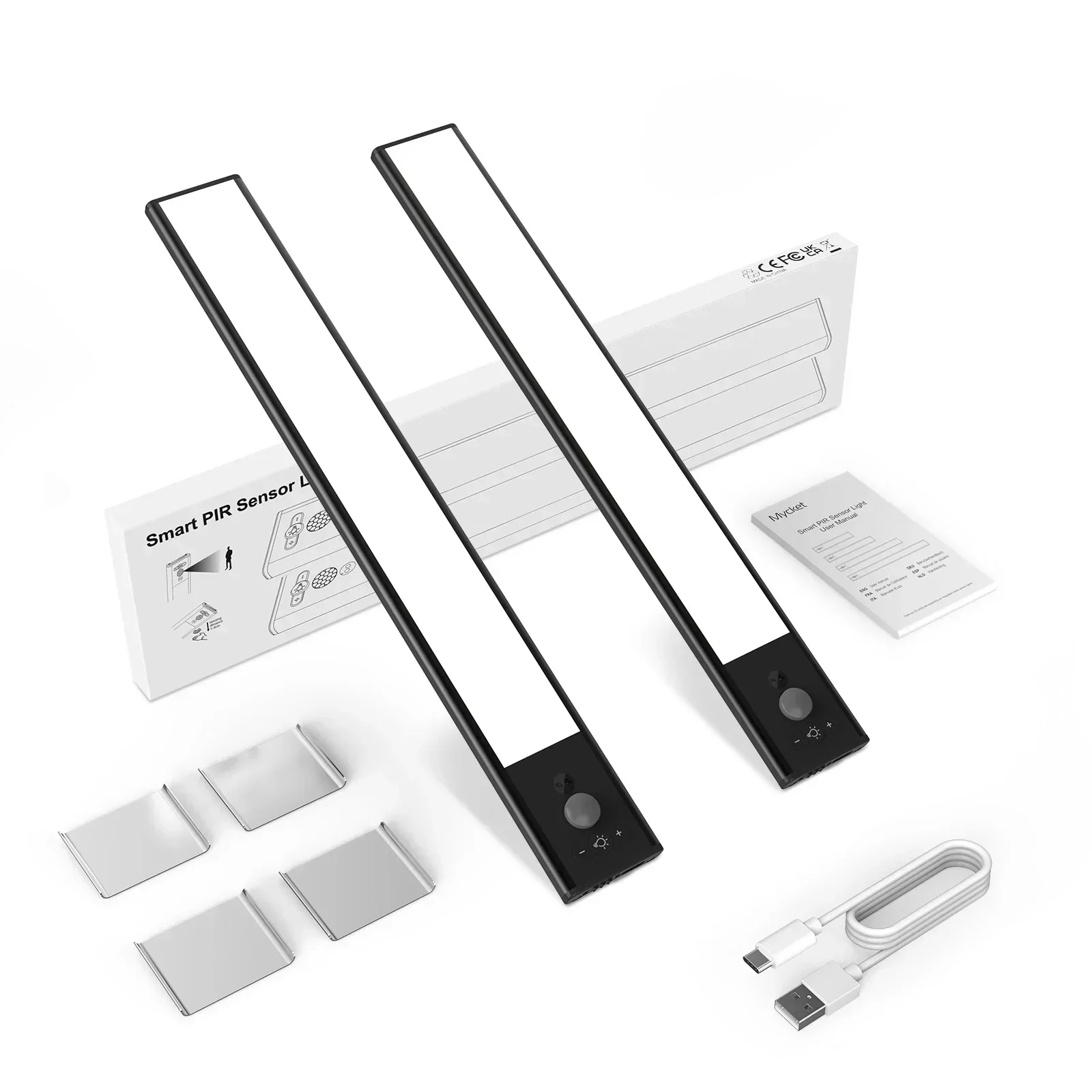2 PCS black