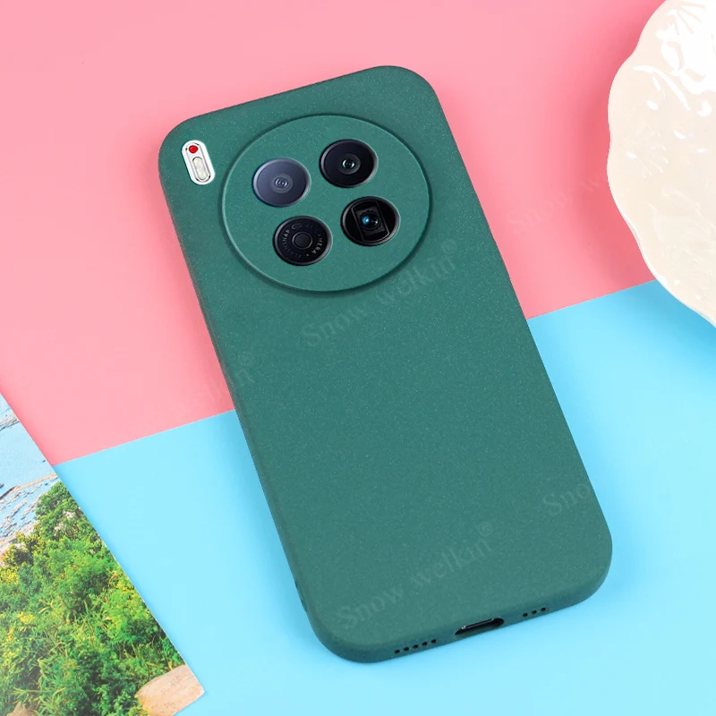 Sand Matte Soft Silicone Shockproof Phone Case – Full Protection Back Cover