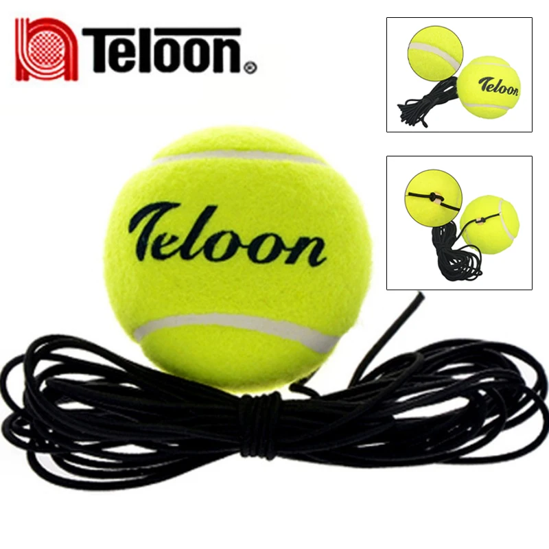 3Pcs Tenlong Tennis Training Ball Tennis Trainer with Elastic String Bounce Ball Self-study Rebound Indoor Practice