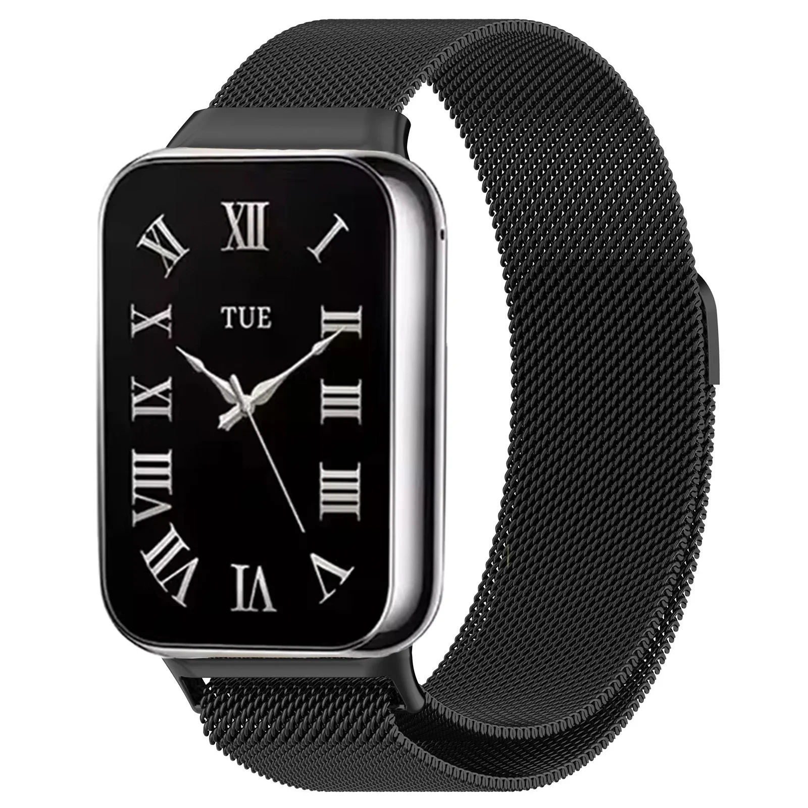 Milanese Loop Strap: Metal Magnetic Bracelet Smart Watchband