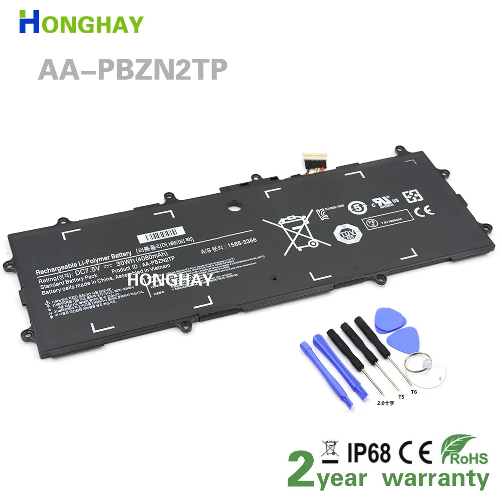 Honghay  7.5V 4080Mah Tablet Battery Aa-Pbzn2Tp For Samsung Chromebook Xe500T1C 905S 905S3G 915S Xe303 Np905S3G Battery