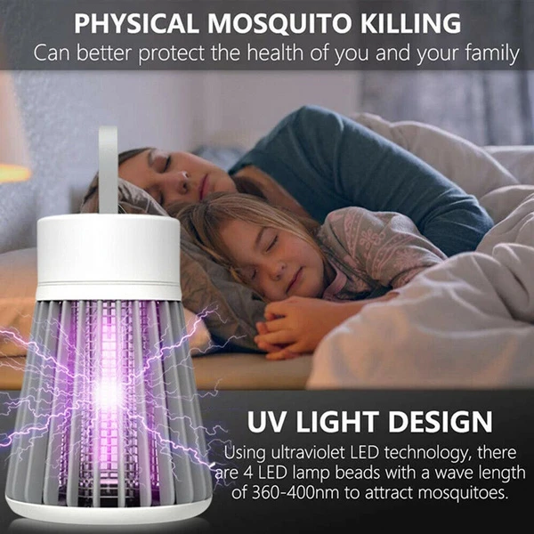 Mosquito Killer Lamp,Mosquito Lamp Mini Electric Shock Mosquito Lamp USB Charging Electric Night Lamp Indoor Outdoor Mosquito Insect Prevention
