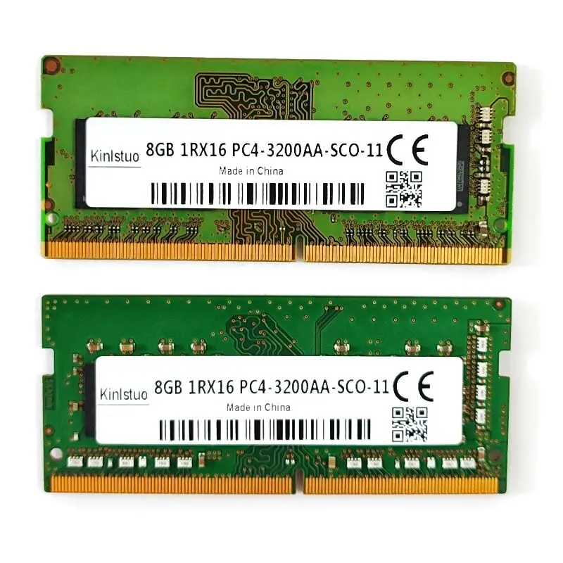 8GB DDR4 メモリ 4枚　PC4-3200AA-SA2-11 A-Tech 8GB DDR4 3200 MHz SODIMM PC4-25600 (PC4-3200AA) CL22