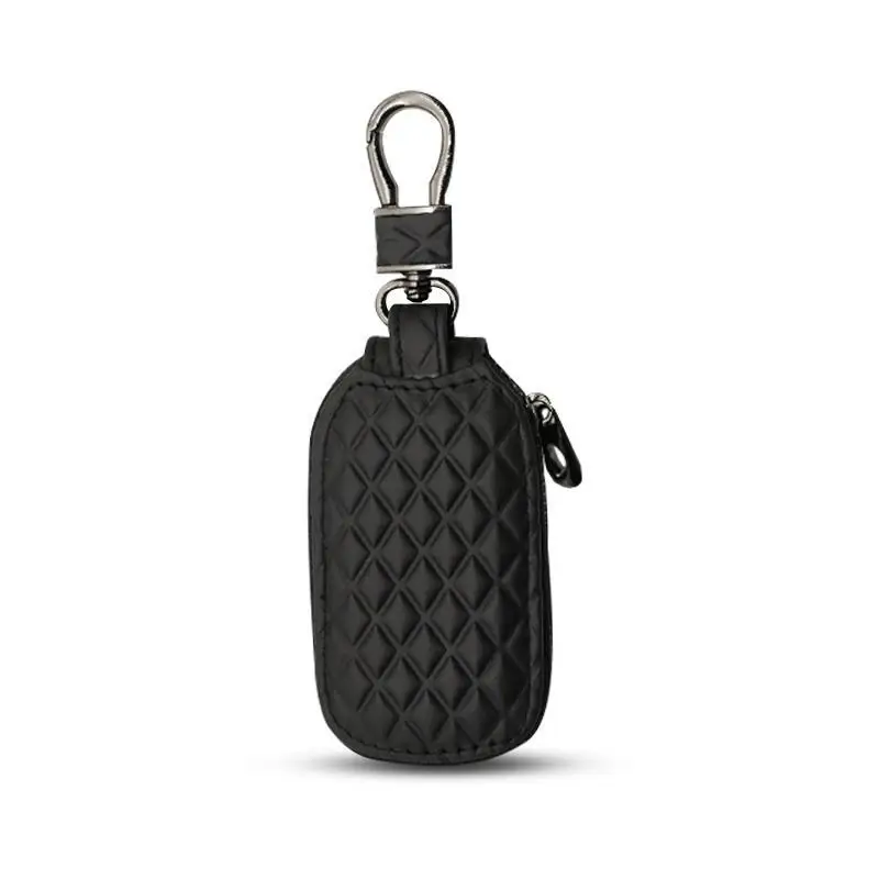 

High Quality Leather Car Key Case Cover Key Wallet For Universal Car Key Customizable Logo Key Bag Keychain Car Accessories