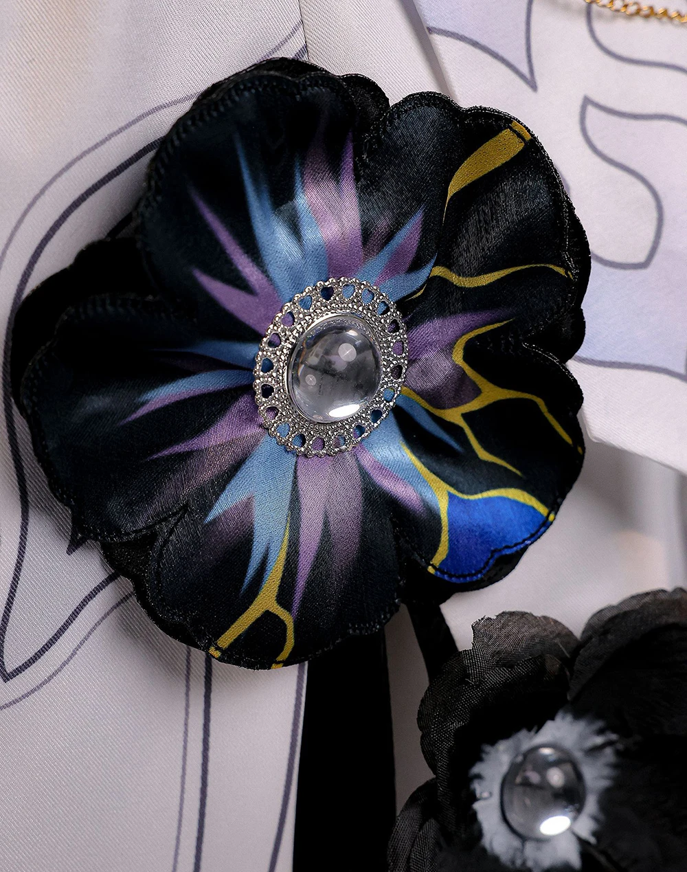 Floral Women's Dress for Masquerade and Carnival Events