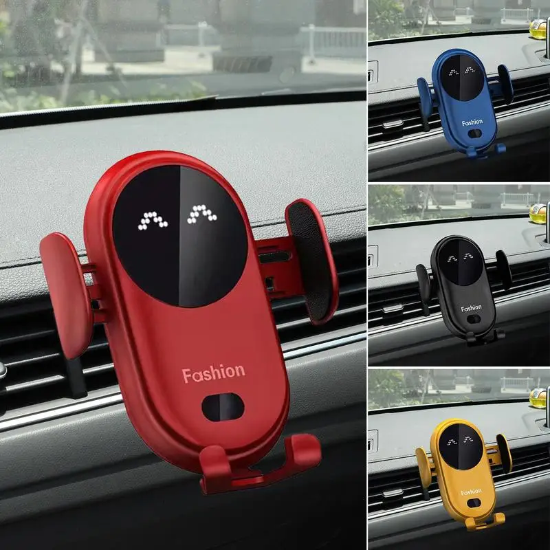 

Автомобильное беспроводное зарядное устройство, автомобильный держатель для телефона, подставка для телефона, Регулируемая на 360 градусов с защитой от перезарядки