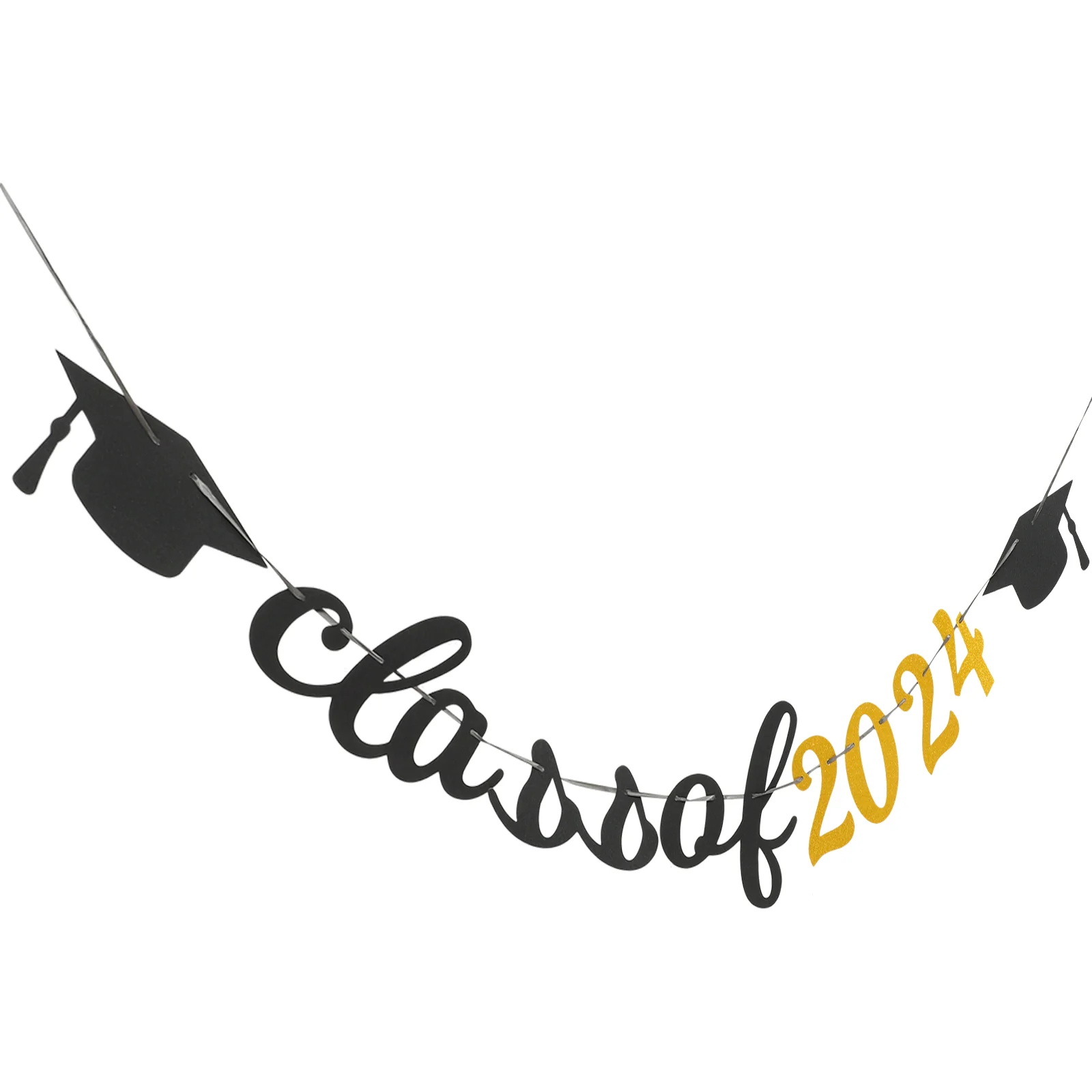 Hanging Wall Decorations Graduation Flag Pulling Emblems Decorative Banner